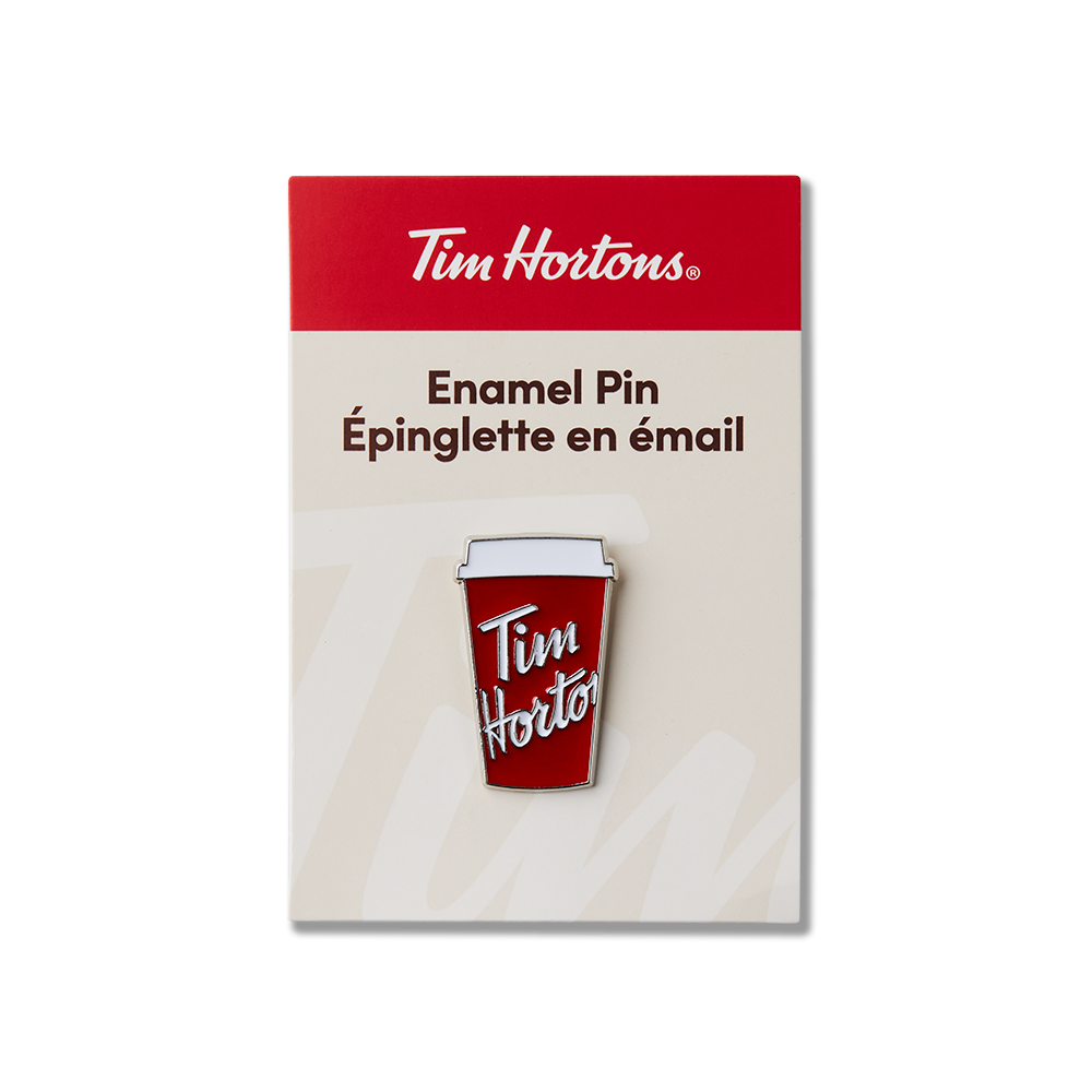 EnamelPin_InPackage3 Enamel Pin - Red Hot Cup - Image 1