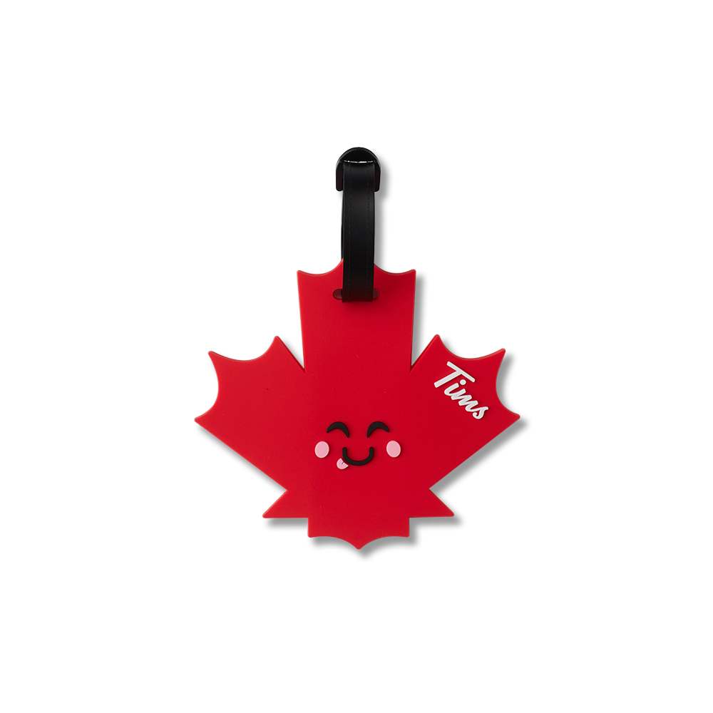 LuggageTagLeaf_Front_1 Maple Leaf Luggage Tag - Image 1