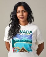 Canada Unisex T-Shirt - Cream - Image 3