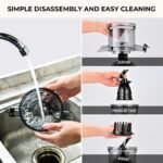 Cold Press Juicer with 5.3" Large Feed Opening Slow Masticating Extractor - Image 3